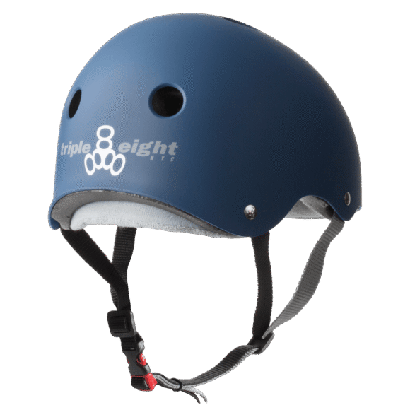 Capacete Triple 8 certificado – Navy rubber