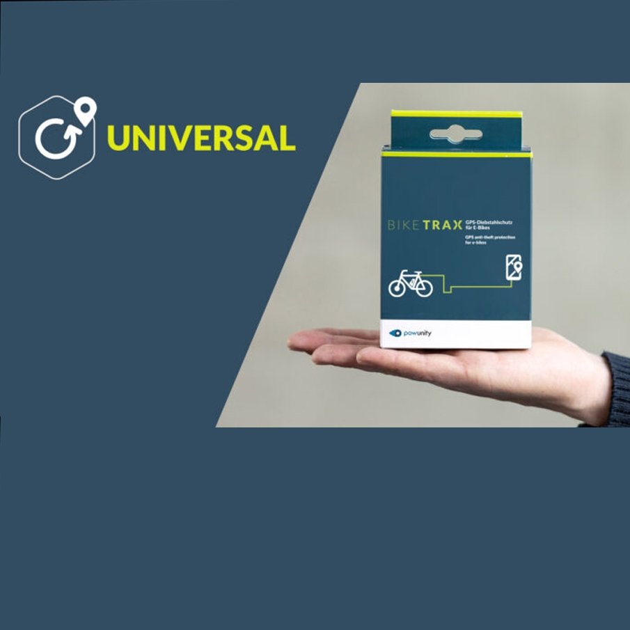 PowUnity BikeTrax – GPS Universal