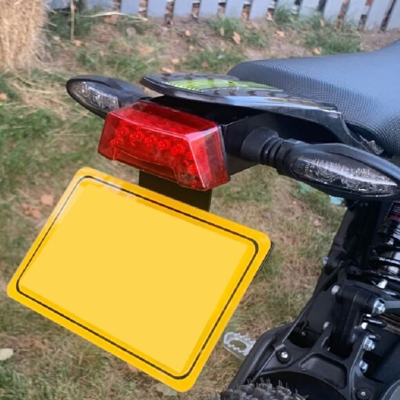 Suporte matrícula Surron