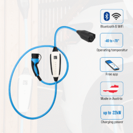 NRGkick – Bluetooth + WiFi (até 22kW)